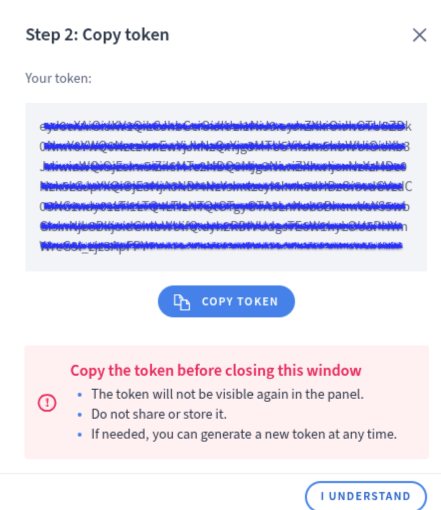 Auth token generation